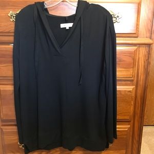 Lou & Grey Softblend Hoodie, Black size S